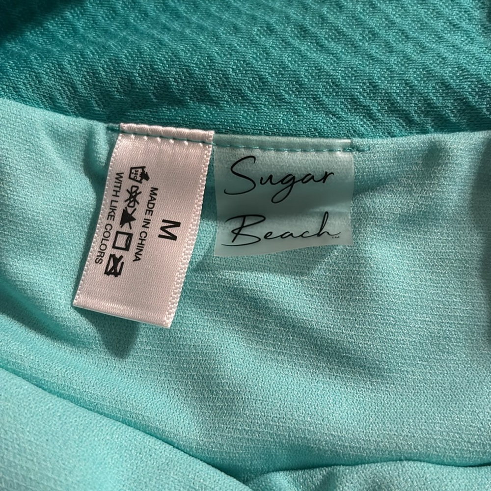 Size‎ Medium Sugar Beach Bikini Swim Bottoms High Waist - Picture 3 of 5